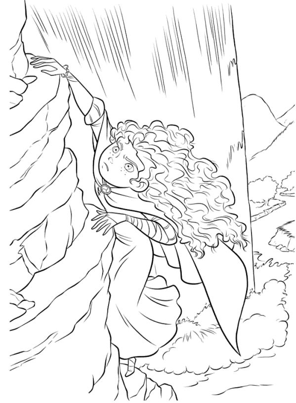 Disney Movie Brave Coloring Pages